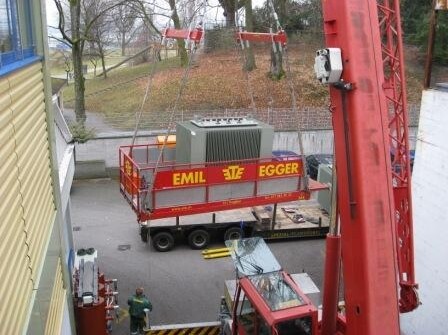 Transport von Transformatoren