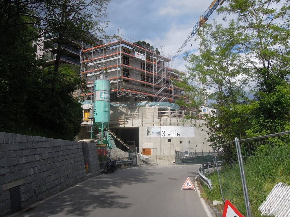 3 Ville Vico Morcote Baustelle