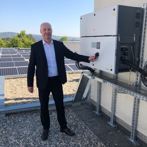 Remy Wittwer Einweihung Photovoltaik